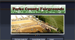 Desktop Screenshot of parkecountyfairgrounds.com